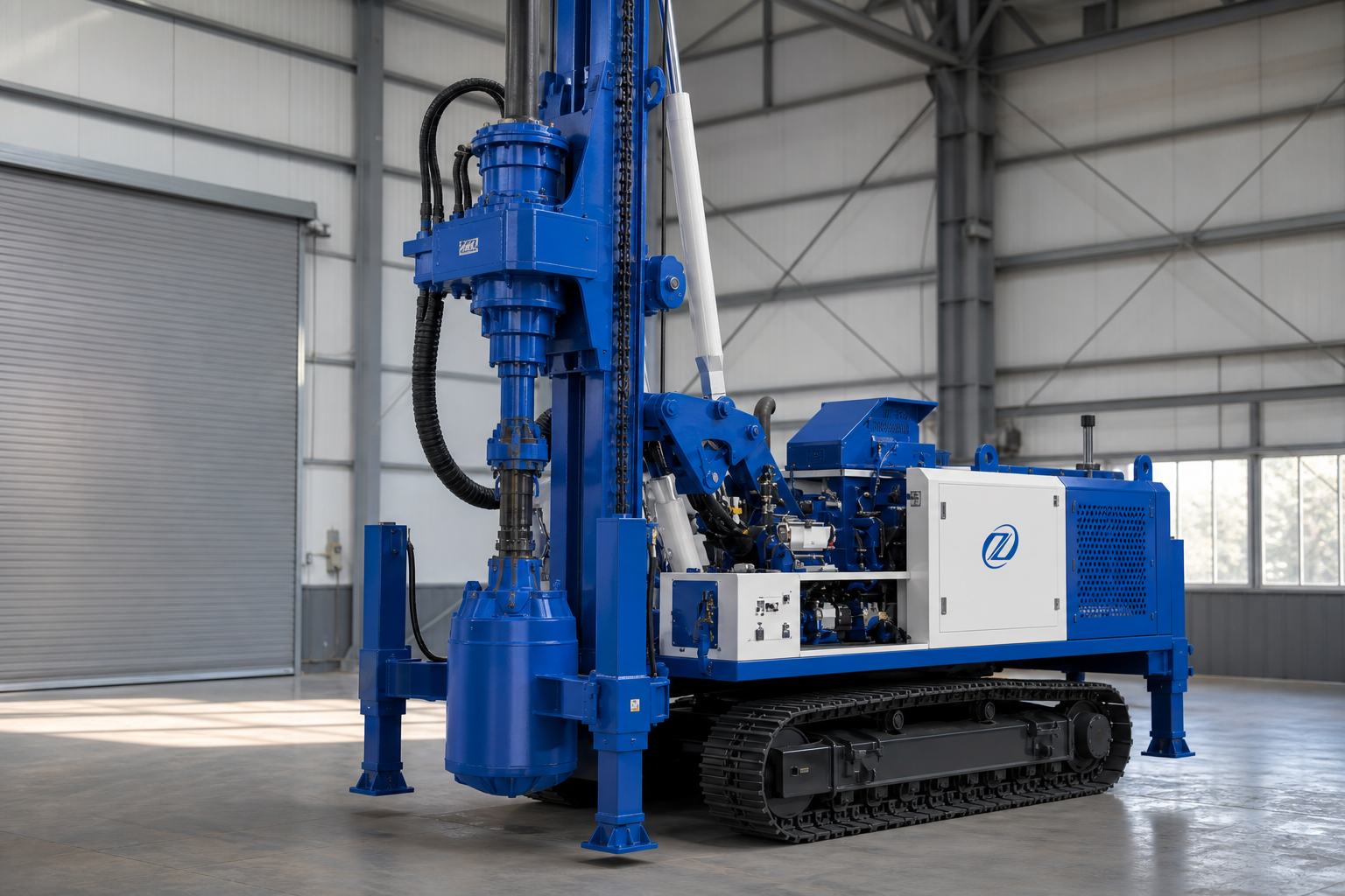 Tongshun drilling rig prepared in the production workshop